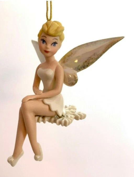 Lenox Disney 2018 Tinkerbell  Figurine Ornament Snowflake Pixie Christmas NEW8