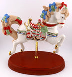 Lenox 2018 Carousel Horse Figurine Santa's Fudge Shop Christmas Elf Jockey NEW13