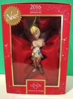 Lenox Disney 2016 Tinkerbell Ornament Figurine Annual All Wrapped Up Fairy NEW12