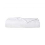 Yves Delorme Nymphe White Counterpane Reverses Feathery Embroidered Jacquard NEW2