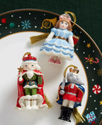 Lenox Nutcracker Ballet  Figurine Ornament Set 3 Clara Mouse King Christmas NEW6
