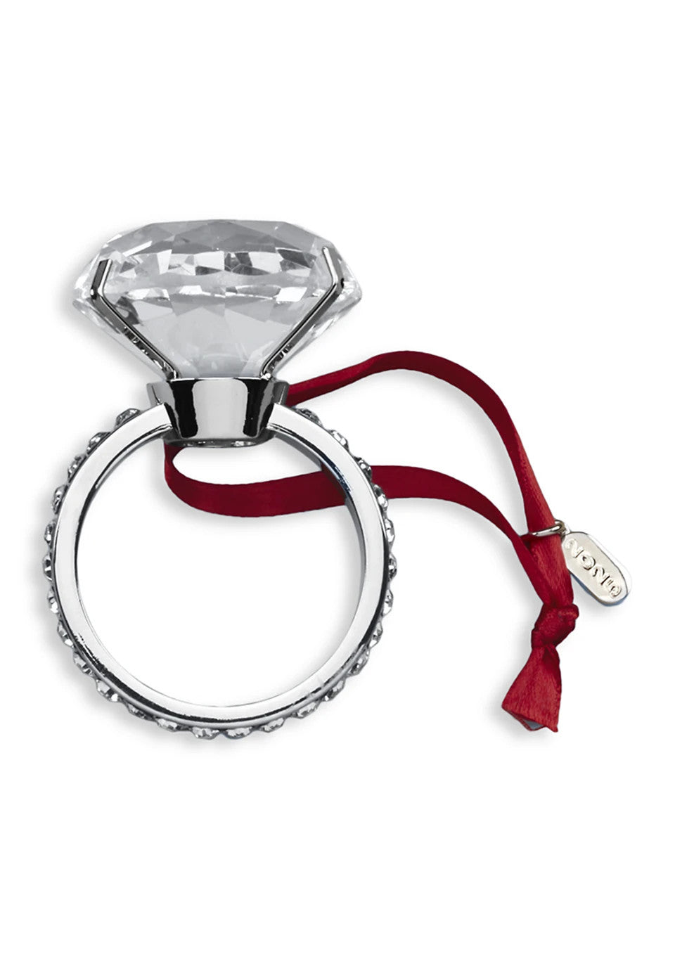 Lenox 2025 Engagement Ring Ornament Wedding Proposal Crystal Christmas Gift NEW3