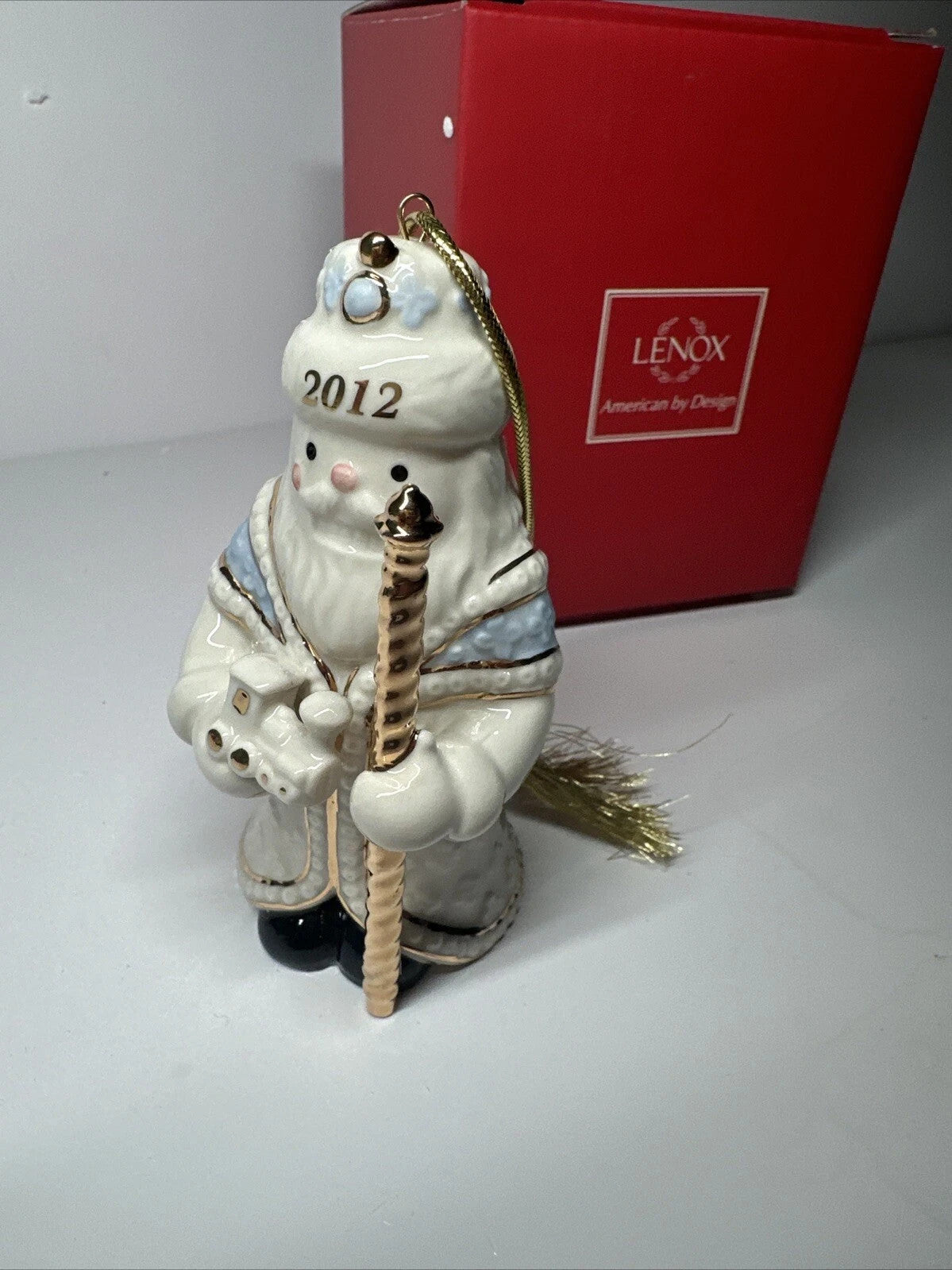 Lenox 2012 Imperial Czar Nutcracker Figurine Ornament Annual Russian Train NEW5