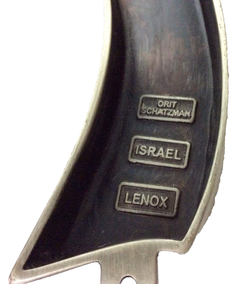 Lenox Mezuzah Case Blue Brilliance Swarovski Crystals Orit Schatzman Israel NEW7