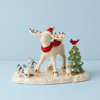 Lenox 2022 Marcel Moose Skating Party Figurine Forest Friends Christmas LE NEW4