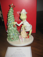 Lenox Grinch Christmas Crook Figurine Dr Seuss Thief Stealing Tree How Stole NEW2