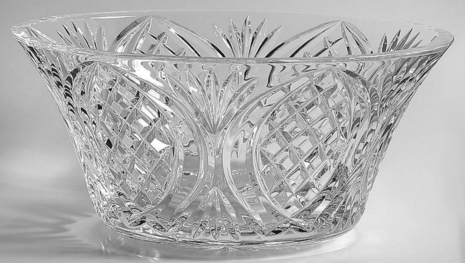 Waterford Crystal Irish Stone Circle Bowl 10" Rosettes Curtis Ireland NEW IN BOX2