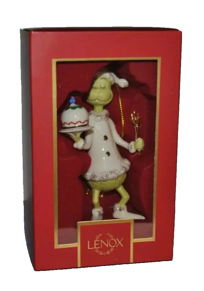 Lenox Grinch Serves The Feast Figurine Ornament Dr Seuss Who Stole Christmas NEW5