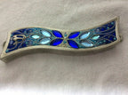 Lenox Mezuzah Case Blue Brilliance Swarovski Crystals Orit Schatzman Israel NEW3