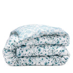 Sferra Duchesse Blue Queen Duvet Set 3PC Floral Cotton Print Reverses Italy NEW6