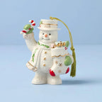 Lenox 2025 Snowman Figurine Ornament Annual Christmas Stocking Candy Cane NEW2