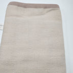 Yves Delorme Visible Beige Throw Blanket Baby Alpaca Border 51"x67" Gift BOX NEW8