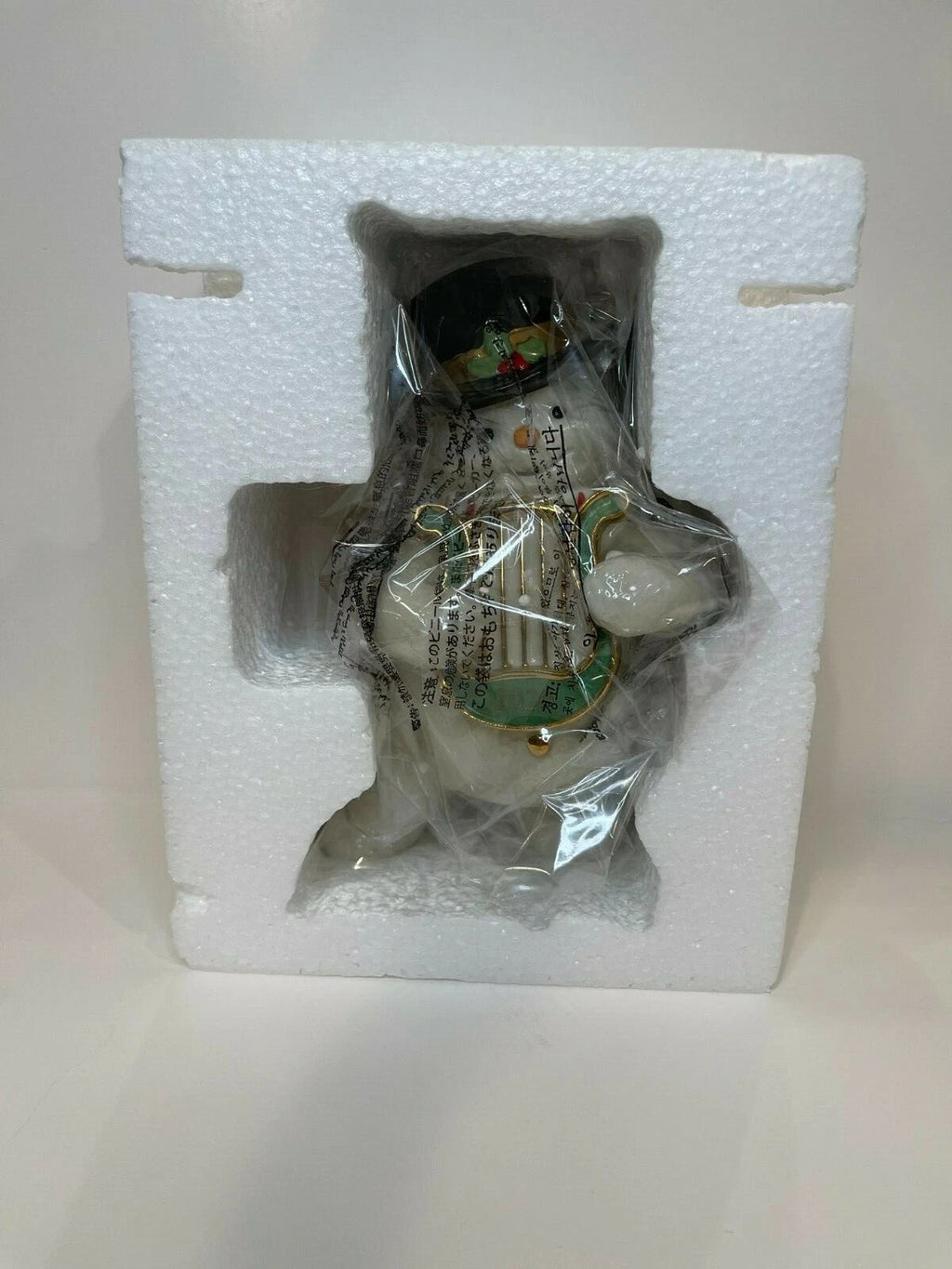 Lenox 2020 Snowy Harpist Snowman Figurine Irish Lyre Annual Frosty Christmas NEW12