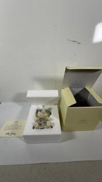 Lenox Lucky Elephant Figurine Gift Of Thanksgiving Pie Baker's Hat LE COA NEW7