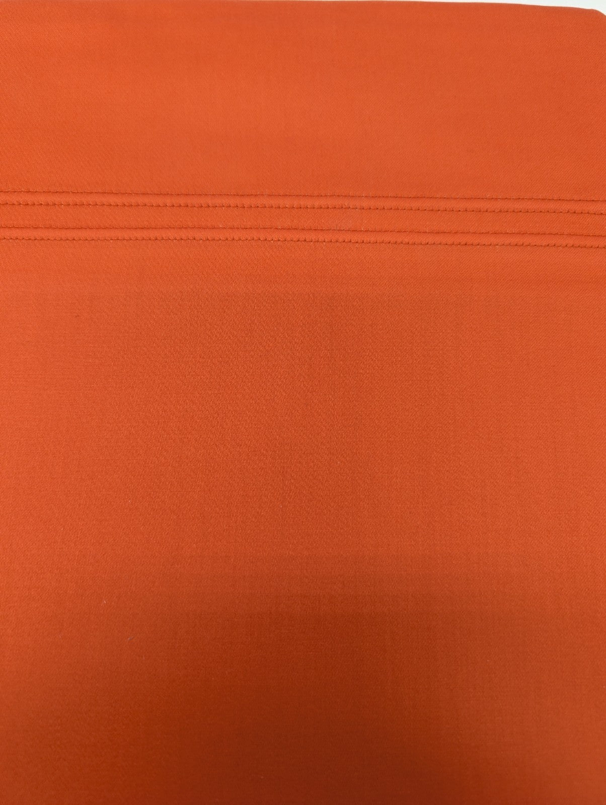 Yves Delorme Triomphe Orange Queen Sheet Set 4PC 100% Egyptian Cotton Sateen NEW16