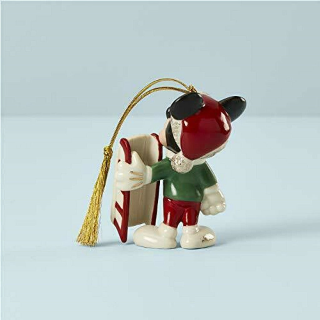 Lenox Disney 2020 Mickey & Minnie Mouse Figurines Ornament Set 2 Let it Snow NEW3
