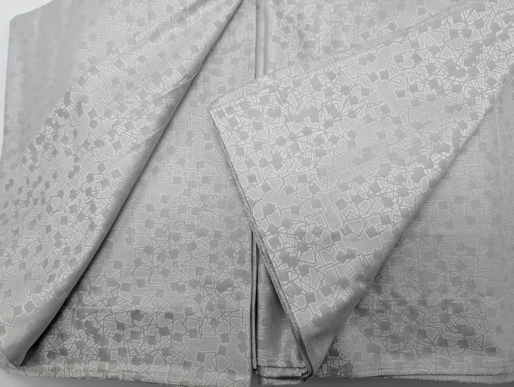 Sferra Catella Grey Euro Sham Squares Cotton Sateen Jacquard Soft Italy NEW12