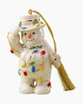 Lenox 2024 Snowman Figurine Ornament Annual with Christmas Lights Gift NEW0