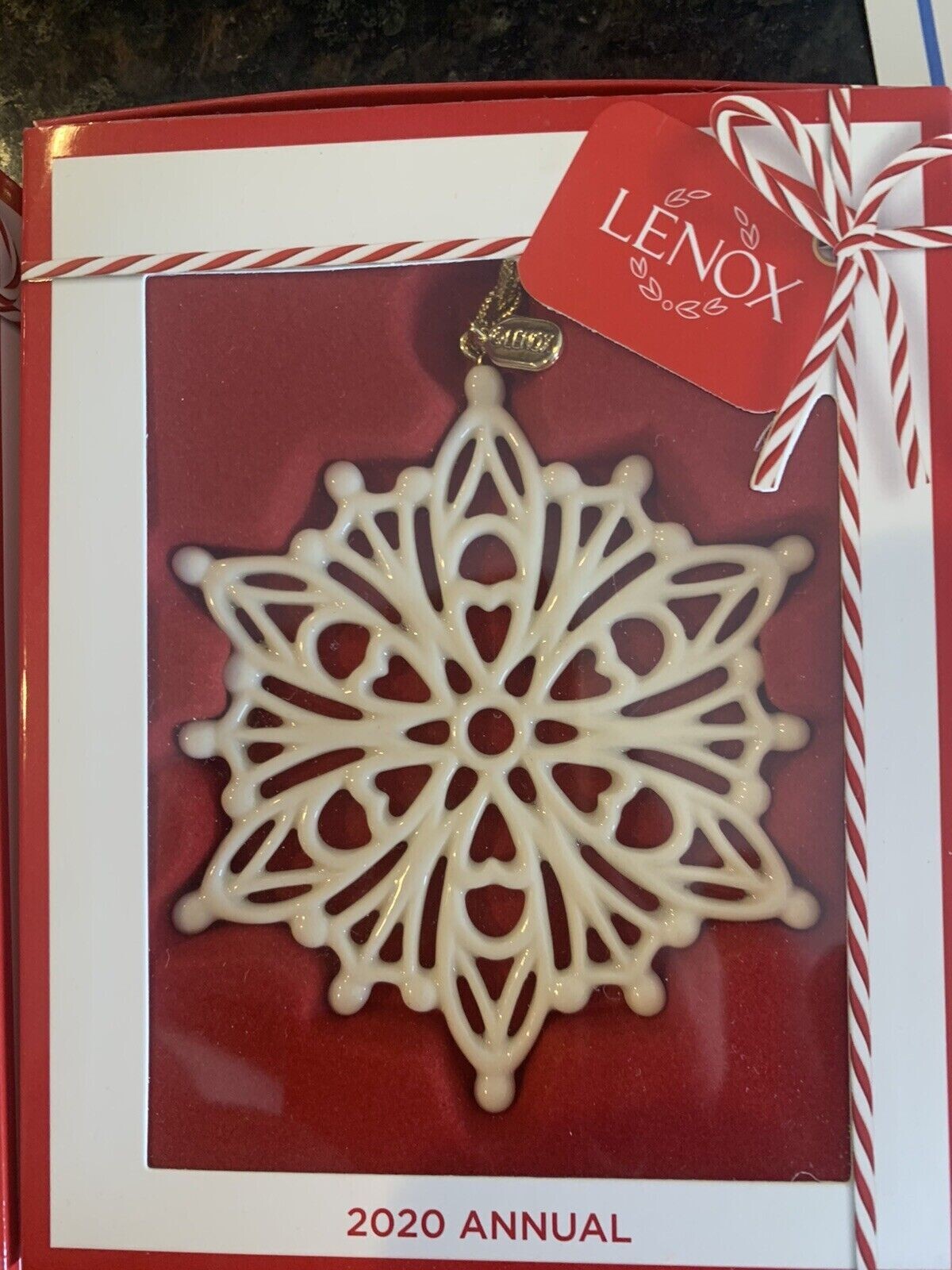 Lenox 2020 Snow Fantasies Snowflake Ornament Annual Christmas Porcelain NEW3