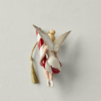 Lenox Disney 2020 Tinkerbell Figurine Ornament Sitting Sweetly Candy Cane NEW2