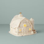 Lenox  Mistletoe Park Lighted Barn Figurine Village Treasures Christmas NEW1