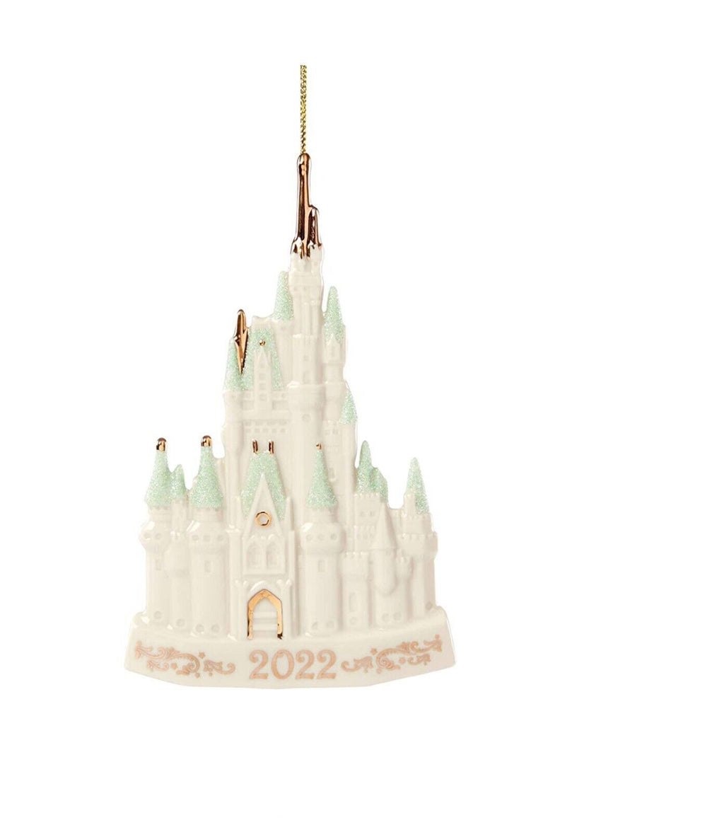 Lenox Disney 2022 Princess Cinderella's Castle Ornament Porcelain Christmas NEW0