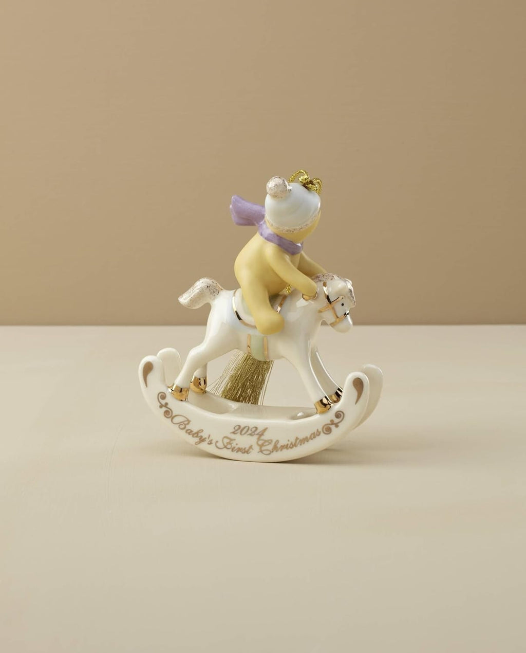 Lenox Disney 2024 Pooh Baby's 1st Christmas Rocking Horse Ornament First NEW2
