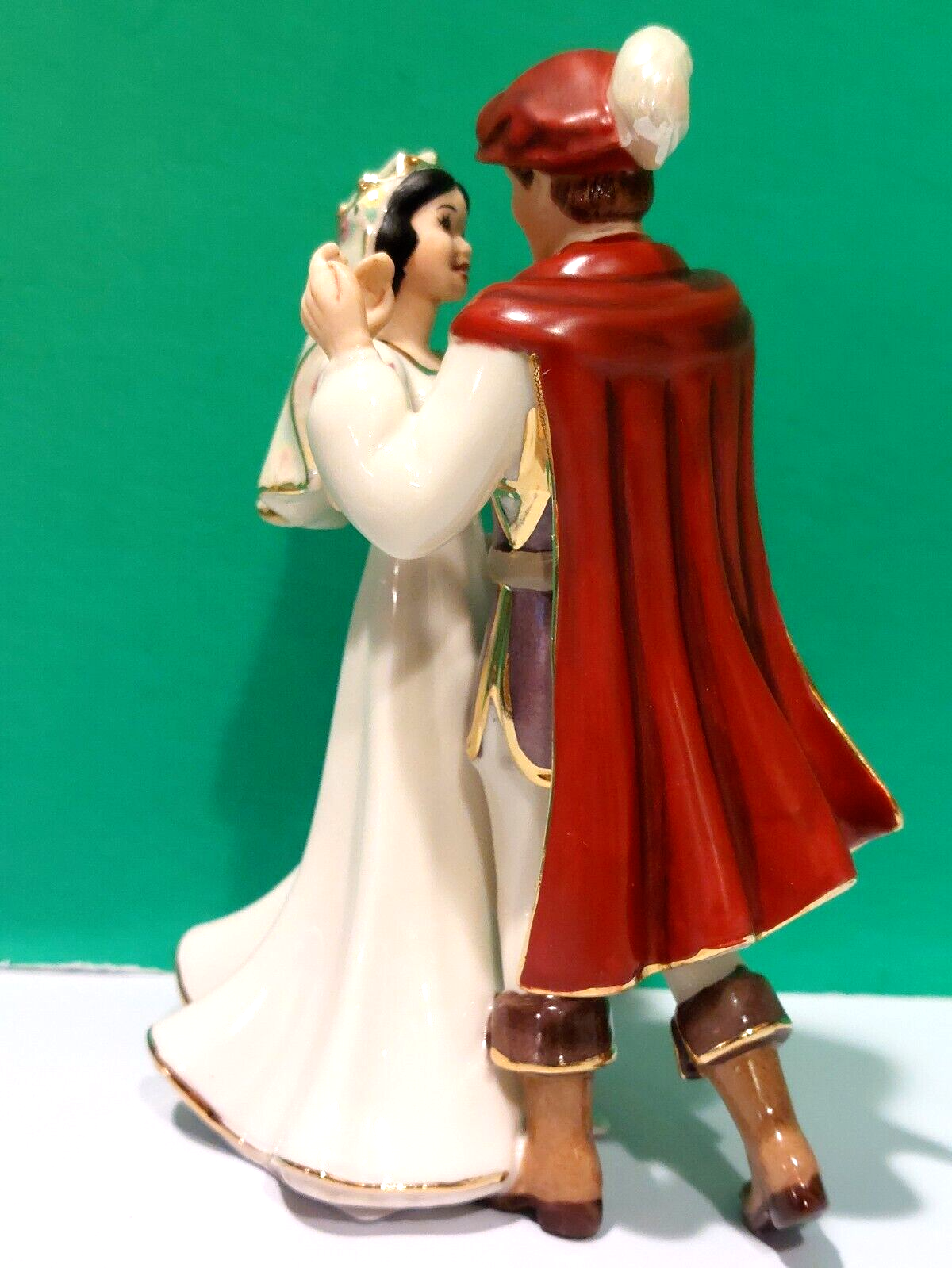 Lenox Disney Snow White & Prince Figurine Wedding Cake Topper Dancing COA NEW6