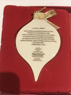 Thomas Blackshear Wedding Ornament Love For A Lifetime Ebony Visions Lenox NEW2