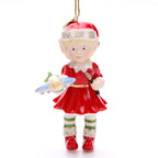Lenox Edwina The Elf Figurine Ornament Annual Toy Airplane 2015 Christmas NEW1