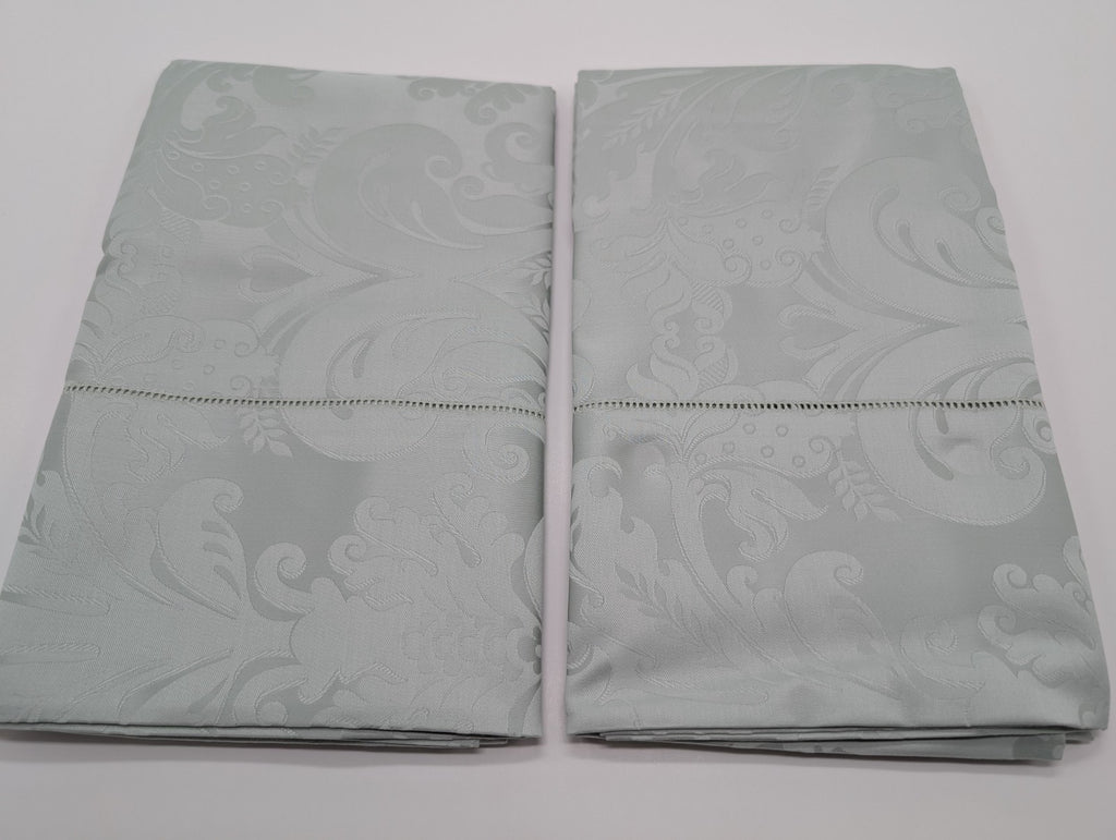 Sferra BrielIe Seamist Standard Pillowcase Egyptian Cotton Damask 1020 Italy NEW3