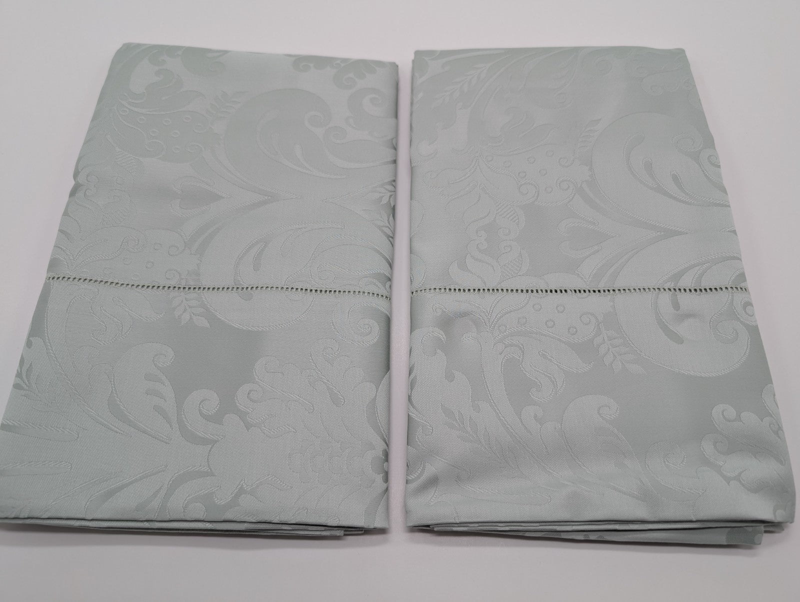 Sferra BrielIe Seamist Standard Pillowcase Egyptian Cotton Damask 1020 Italy NEW3