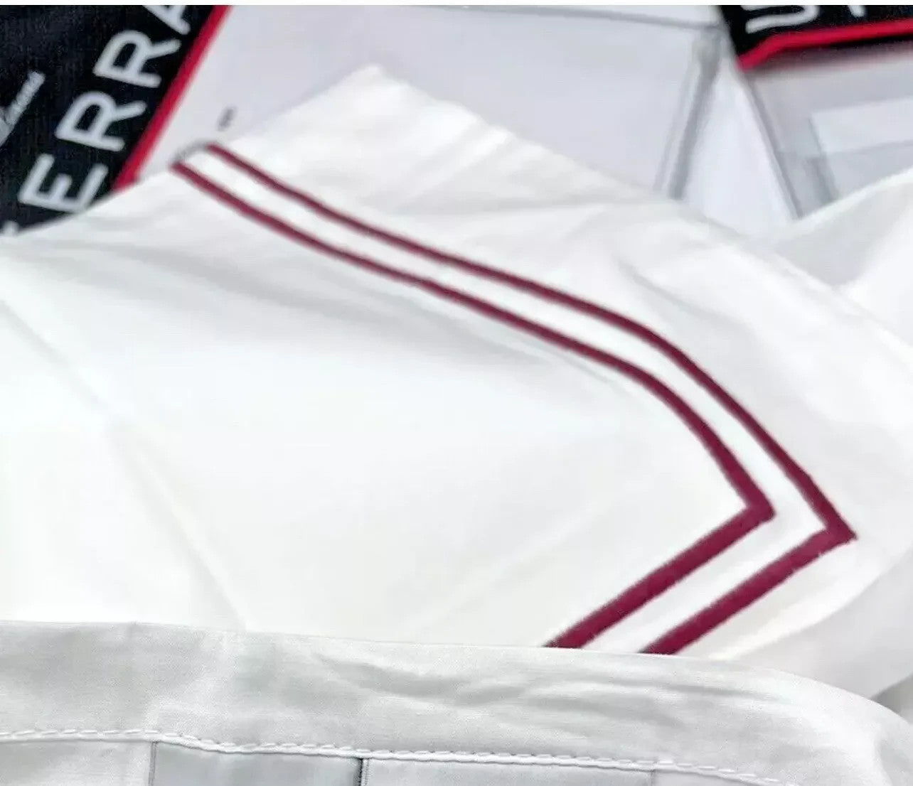 Sferra Grande Hotel King Duvet Set 4PC  Berry Egyptian Cotton Percale Italy NEW7
