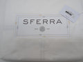 Sferra Squillo White Twin Duvet Platinum Satin Stitch Embroidery Youth Italy NEW0