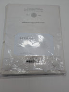 Sferra Isabella Ivory King Pillowcases Solid 100% Cotton Percale 500TC Italy NEW4