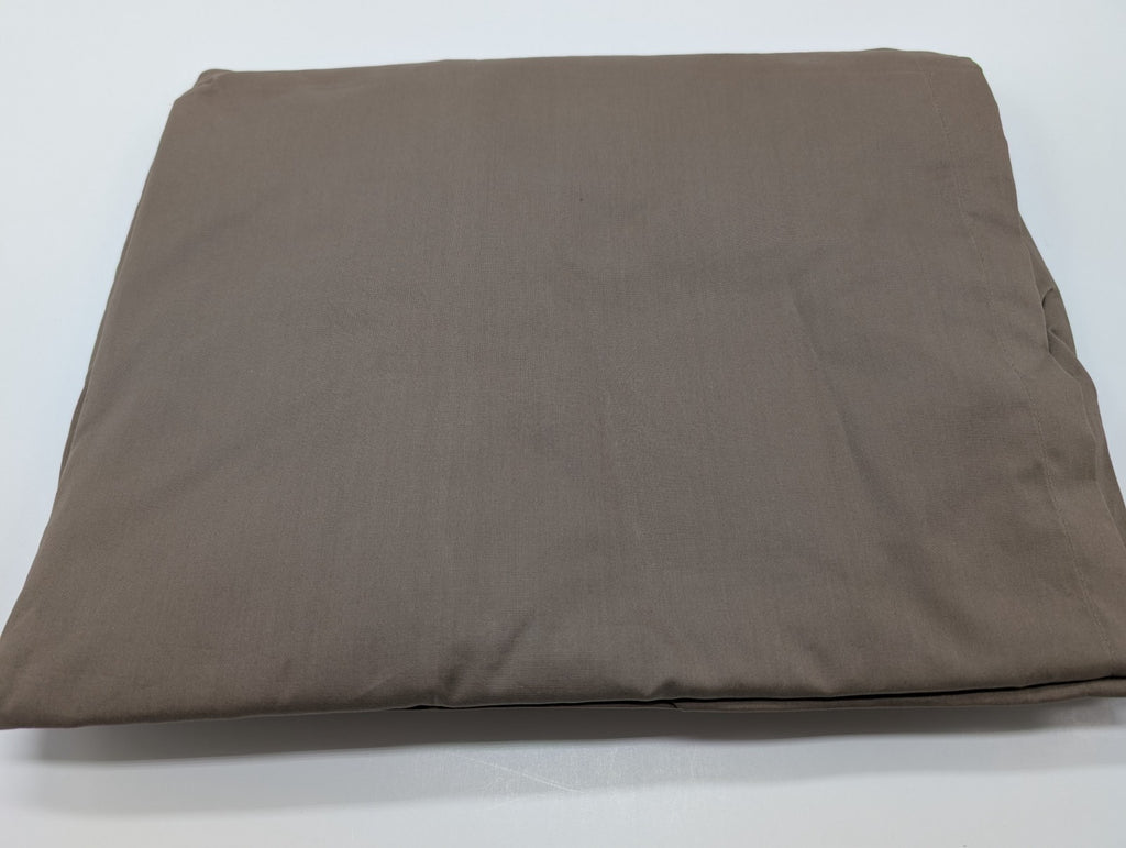 Sferra Celeste Brown King Bed Skirt Chestnut 3 Gathered Panels Cotton Italy NEW3