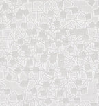 Sferra Catella Grey Euro Sham Squares Cotton Sateen Jacquard Soft Italy NEW6