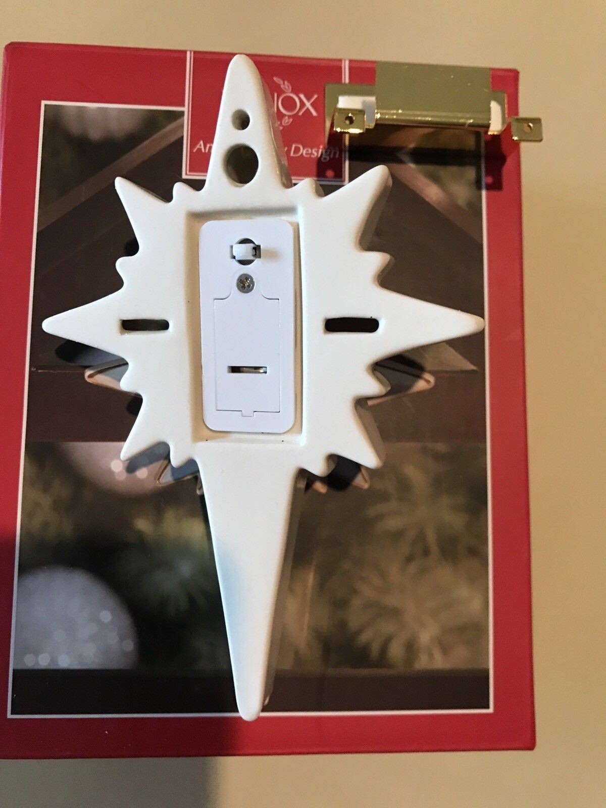 Lenox First Blessing Nativity Star Of Bethlehem Ornament Lighted For Creche NEW9