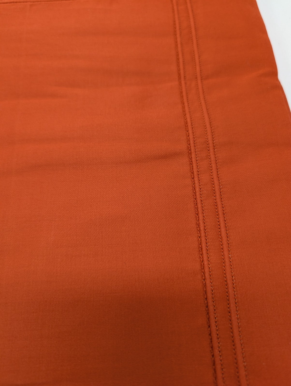 Yves Delorme Triomphe Orange King Duvet Set 3PC 100% Egyptian Cotton Sateen NEW5