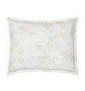 Sferra Spello Standard Pillow Sham Floral 100% Cotton Percale Print Italy NEW0