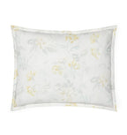 Sferra Spello Standard Pillow Sham Floral 100% Cotton Percale Print Italy NEW0