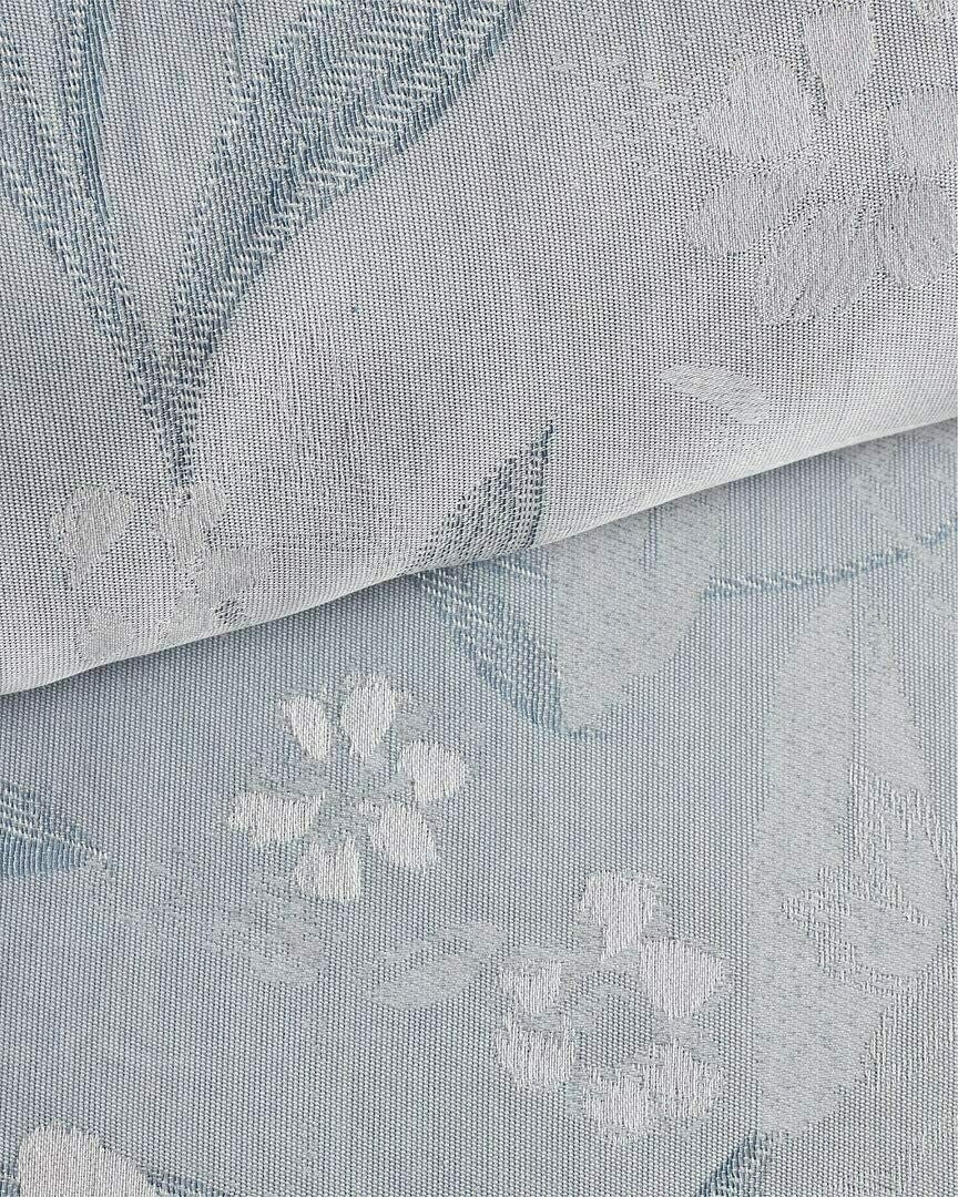 Sferra Lizana Blue Standard Shams Pair Floral Cotton Sateen Jacquard Italy NEW6