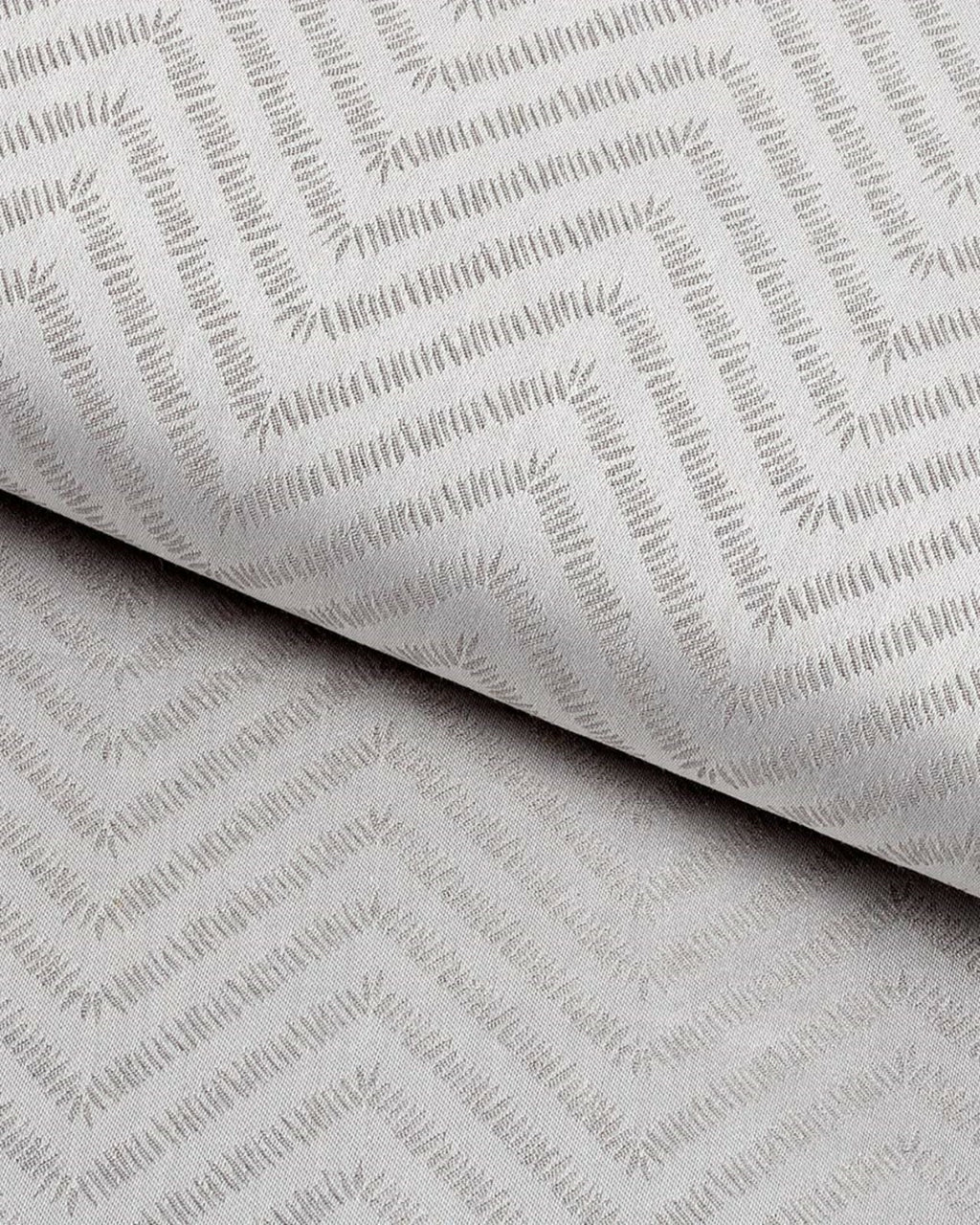 Sferra Illura Grey Standard Sham Chevron Print 100% Cotton Jacquard Italy NEW3