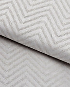 Sferra Illura Grey Standard Sham Chevron Print 100% Cotton Jacquard Italy NEW3