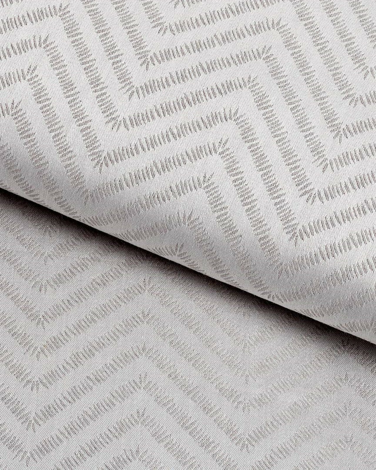 Sferra Illura Grey Standard Sham Chevron Print 100% Cotton Jacquard Italy NEW3