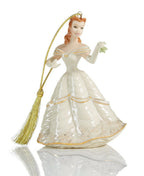 Lenox Disney Princess Belle Ornament Figurine Beauty Beast Christmastime NEW1