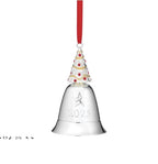 Lenox 2025 Musical Bell Ornament Plays We Wish You A Merry Christmas Silver NEW4