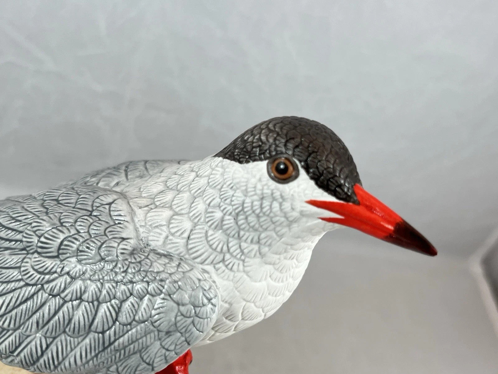 Lenox Common Tern Sea Bird Figurine Perched On Drift Wood Beach Red Beak COA NEW3