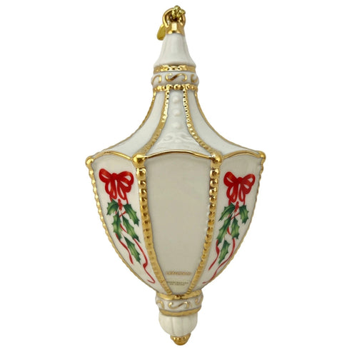Lenox 2015 Annual Holiday Orb Ornament Holly Berries Gold Accents Christmas NEW1