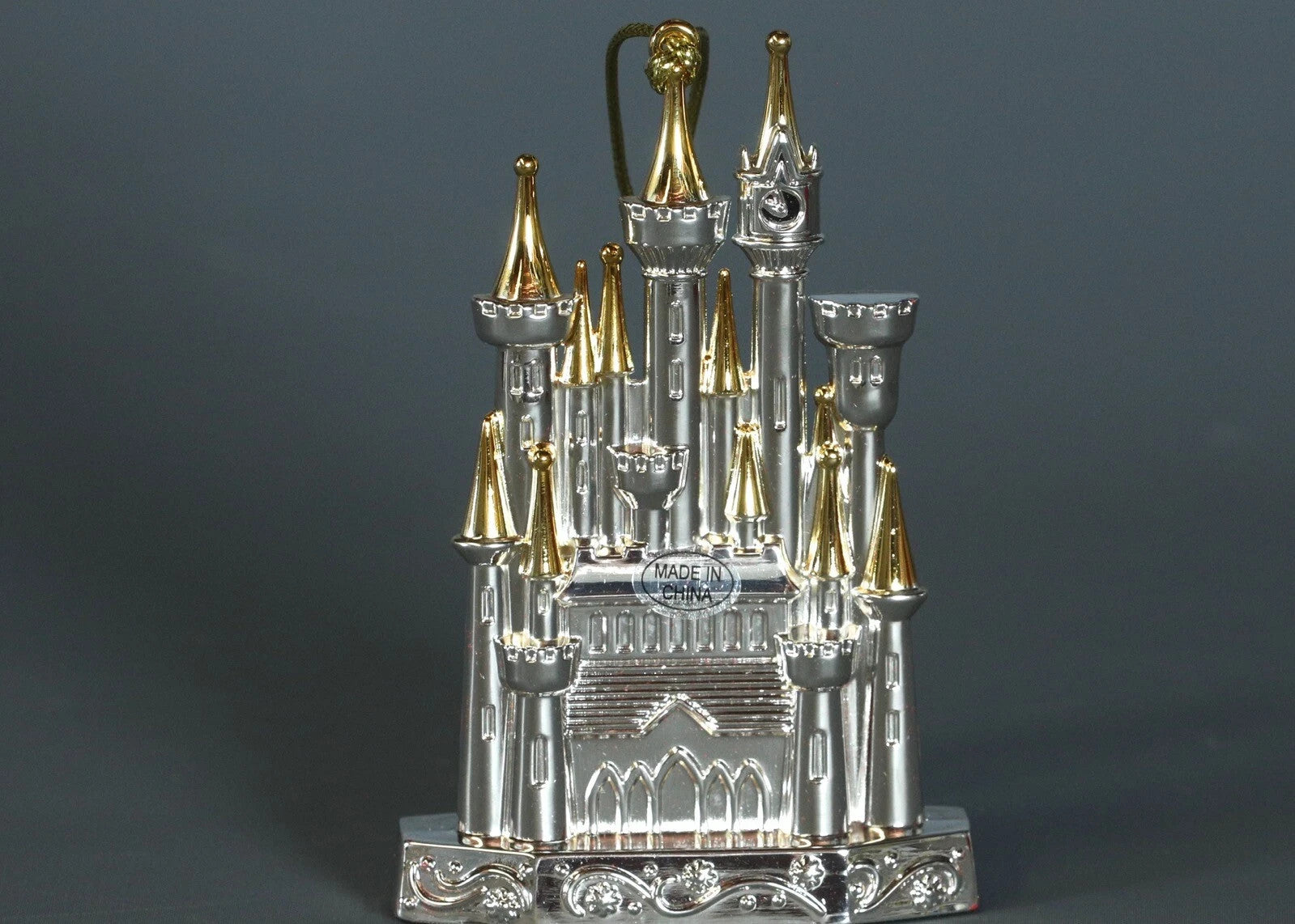 Lenox Disney 2020 Princess Cinderella's Castle Ornament Silver Christmas NEW4